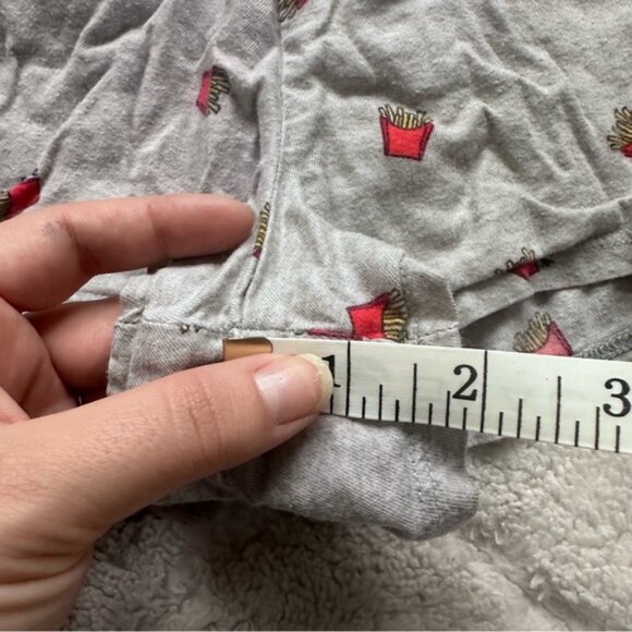 Victoria's Secret PINK | Gray French Fry Sleep Shorts | Size Medium - Picture 9 of 10